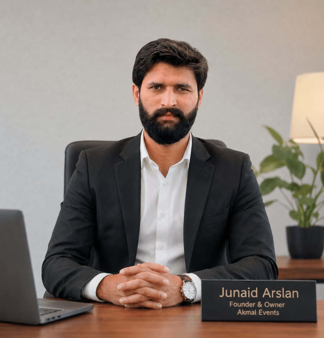 Junaid Arslan - Founder of Akmal Events